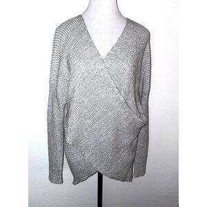 ASTR The Label Wrap Front Sweater Size S